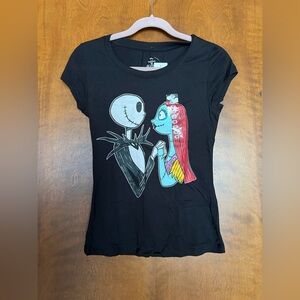 Disney Black Tee with Character Design